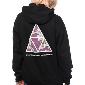 Black Huf aloha hoodie